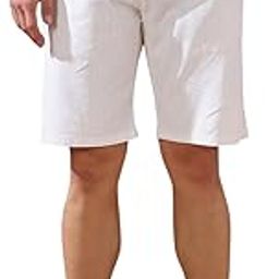Men Beige Stripes Regular Fit Shorts-image-94