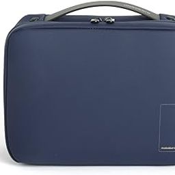The Hanging Toiletry Bag | 3 Split Blue Travel Accessories Grooming Organizer Kit with Hook | Perfect Birthday/Anniversary Gift for Men & Women (Private Island)-image-49