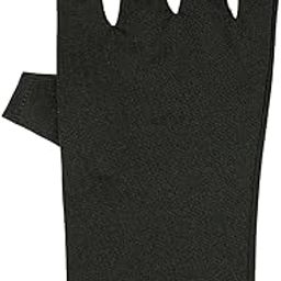 HEAVENGLOW Nail Art Protection Gloves for Manicures Durable Nail Dryer Fingerless Glove dark gray-image-63