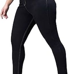 miss chase a+ Women's Slim Fit Regular Length High Rise Denim Jeans-picture-0