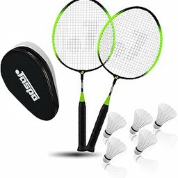 Jaspo Kidzy Steel Badminton Racket Set (18 inches Length) with 5pc. Feather Shuttlecock (NEON Green)-Recommended for Kids only-image-86