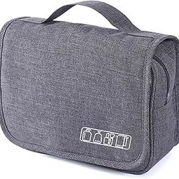 INFINITE HOME Hanging Toiletry Makeup Bag Waterproof Travel Cosmetic Bag for Men & Women Large Capacity Toiletry Kit Organizer for Bathroom, Skincare, Shaving (Multicolor)-55