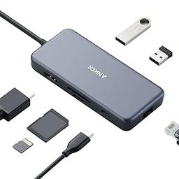 Anker USB C Hub, PowerExpand+ 7 in 1 PD Hub, 1 x 4K HDMI, 1 X Ethernet Port, 1 X Micro SD Slot, 1 X SD Card Slot, 1 x Type C PD Port, 2 x USB 3.0 Ports, 60W PD Pass-Through Charging-16