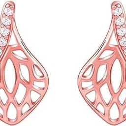 925 Silver Rose Gold Elegant Filigree Earrings| Drops to Gift Women & Girls | With Certificate of Authenticity and 925 Stamp | 6 Months Warranty-image-26
