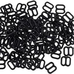 bnf® 100Pcs Metal Bra Strap Adjustment Sliders Hooks Fig 8 Lingerie Sewing Black Crafts | Sewing | Other Sewing-image-29