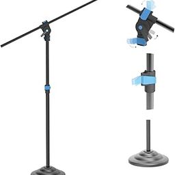 Chetty MB11 Heavy Duty Metal Base Mic Stand Adjustable Professional & Non-Slip Microphone Stand for Studio & Live Performance (MB11)-image-82