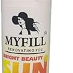 Myfill Bright Beauty Sunscreen Lotion, SPF 50+,Combines The Benefits Of a BB Cream With High SPF Sunscreen, For Man & Women, 100ml-20