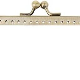 Squared Clutch Purse Frame Kiss Clasp Lock Handle DIY Bag Accessories 10.5cm|Women's Vintage-inspired Gold Leather Clutch Purse Frame-image-0