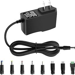 Arkare 5V 2A 10W DC Power Supply Adapter AC/DC Wall Plug Charger AC 100V-240V to DC 5 Volt 2Amp 1A 1.5A Replacement Power Cord USB Type C for Security Camera Baby Monitor Scanner TV Box Raspberry-image-70