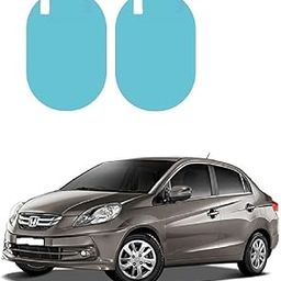 Car Side Mirror Protective Waterproof Anti-glare,Rainproof Anti-fog Film Set of 2 Pcs For Amaze Type-1-image-82
