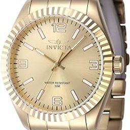Specialty Quartz Gold Dial Analog Watch for Men - 47460-image-28