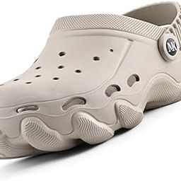 Lightweight Beige Clogs for Men | Flexible All Day Clogs | MK-CLG-001-BG |-picture-49