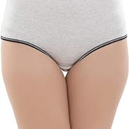 Women's Cotton High Waist Hipster Panty (PN2720A01_Grey_S)-image-49
