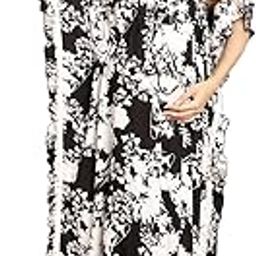 Floral Black Maternity Kaftan-image-99