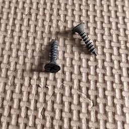Flat Cross Head Screws Drywall Nail Wood Screw 4 X 20mm (25 Pcs) Black Colour 001-image-52