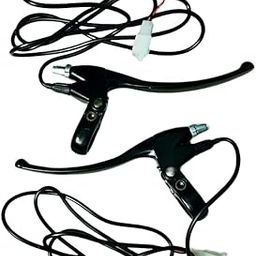 Ultron Brake Lever Set,1 Pair Durable 2 Wires Left & Right for 24v | 36v | 48v E-Bike, Electric Bicycle Electric Brake Lever Replacement Part for Electric Cycle-24