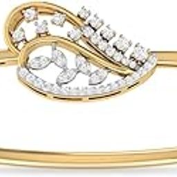 Aucent by PC Jeweller The Keiana 18KT Yellow Gold and Diamond Bracelet-image-63