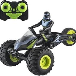 GOGA ENTERPRISES Remote Control Motorcycle ATV Racing 2.4GHz RC Stunt Bike with Rider 2 Wheeler 3 Wheeler Modes-image-33