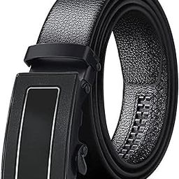 Vegan Leather Belt for Men | Formal/Casual | Black | Fits on up to 40 inches waist size.-image-50