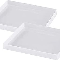 KIRA Box 4" Square 5MM Deep Tea Coaster Molds for Epoxy Resin Silicone Moulds for Resin, Silicone Epoxy Casting Mold, Resin Casting for Making Coasters, DIY Resin Artwork,Home Decor Pack of 1-(28)-image-24