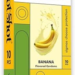 HOT SHOT Banana Flavored Condom for Men -10 Count-picture-25