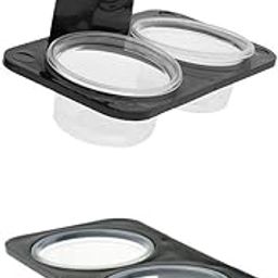 BNF® 2 Pcs Dual Reptile Feeder Feeding Bowl Screw Food & Water Dish for Lizard|Pet Supplies | Reptile Supplies|2 Piece Reptile Feeding Bowl-image-51