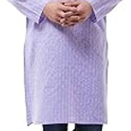 sojanya Men's Cotton Blend Regular Fit Casual (Since 1958 Woven Design ONLY Long Kurta-picture-13