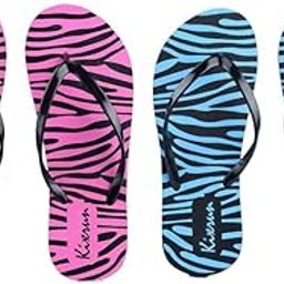 Women's Hawai Slippers | Comfortable Everyday Durable Flip Flops with Cushioned Footbed, Sturdy Straps and Stylish Design | Indoor Outdoor Wear-picture-24