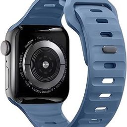 VEMIGON Sport Bands Compatible with Apple Watch Straps 49mm 46mm 45mm 44mm 42mm 41mm 40mm 38mm, Men Women Soft Silicone Waterproof Loop for iWatch Series 10 9 8 7 6 5 4 3 2 1 SE Ultra-25