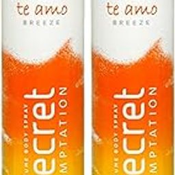 Secret Temptation Te Amo Breeze Perfume Body Spray 120 ml ea. (Pack of 2)-13