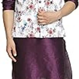 B BEN Men's Silk Kurta Pyjama & Printed Nehru Jacket Set-image-38
