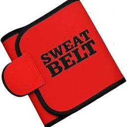 Sweat Belt for Men & Women – Red Waist Trainer for Weight Loss, Workout & Core Support – Adjustable Slimming Belt for Gym & Home Fitness-image-97