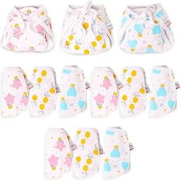 superbottoms Basic™ Muslin Langot Pack of 12 | Incredibly Soft and Breathable Langot for Baby | Premium Muslin Fabric (3 Layers) With Gentle Leg Elastics| No Chemicals | Babies up to 7 kg (0-6 Months)-22