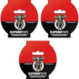 Pidilite Elephant Multi Purpose Cloth (Duct) Tape for Household & Craftmen (48mm X 5meter), Pack of 3-2