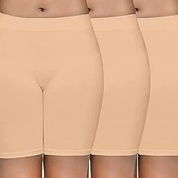 Mysha Women's Soft Pure Cotton Spandex High Waist Seamless Cycling Shorts/Biker Shorts/Boyshort Panties/Slip Shorts/Running Shorts/Workout Shorts for Yoga-image-16