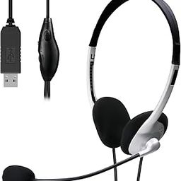 Elecom HS-FBE01USV Headset, Microphone, USB, Binaural, Overhead, 5.9 ft (1.8 m), Silver-image-5