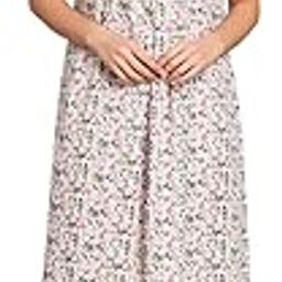 Women's 100% Cotton Printed Maxi Nightgown Long Half Sleeves Nighty Sleepwear for Ladies Super Soft Comfortable Design-image-40