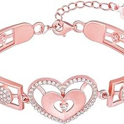 925 Silver Anushka Sharma Rose Gold Dreamy Love Affair Bracelet, Adjustable | Gifts for Women and Girls | With Certificate of Authenticity and 925 Stamp | 6 Months Warranty*-image-76