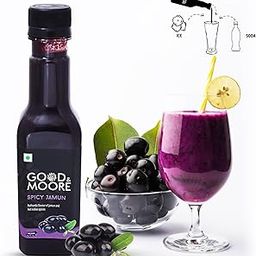 GOOD&MOORE Spicy Jamun Syrup | For Cocktails, Mocktails, Sodas, Ice-Teas, Beverages And More | Concentrated Syrup | Cocktail Mixer | Ready To Mix | Premium Syrup | 250ml-image-40