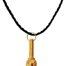 Religious Lord Pawanputra Bajrangbali Hanuman Gold Brass Pendant Necklace Chain For Men And Women SPn202302-image-20