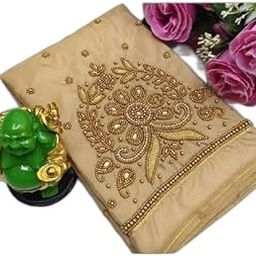 Stunning Aari Embroidered Blouse Piece – 1 Meter Unstitched Fabric Ideal for Bridal and Ethnic Festive Dressing-image-19