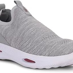 8392PRIME Walk 300 Slip Grey Walking Sport Shoes for Men|Flyknit Material |EVA/Phylon Sole |Perfect for Walking|Running wear|Sport |Training All-Day Comfort|Lightweight Size- 7-image-73