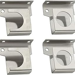 4ever Stainless Steel Solid 25 mm Curtain Rod Universal Wall to Wall Bracket for Door and Windows with Complete Fittings - Pack of 2 Pair (4 PCS.)-picture-26