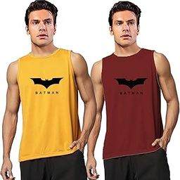Men's Vest for Gym | Beach | Sports | Printed Sleeveless Sando for Men (Pack of 2)-image-31