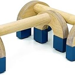 Tooba Furniture Factory® Push Up Stand Birch Wooden 30 Cmx 15.9 Cm x 10.2 Cm with Non-Slip Base for Exercise Home Gym Workout Equipment Men and Women | Wooden Parallettes and Calisthenics Handle (1 Pair)-picture-31