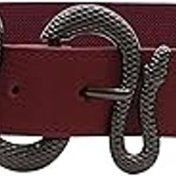 Snake Buckle Design Elastic Fabric Waist Belt for Women Dresses Stretchy Wide Ladies Belt for Saree Girls Jeans - Free Size (LD125)-image-95