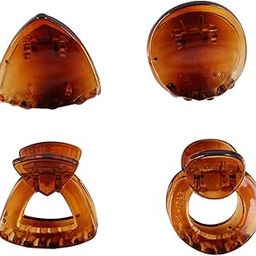 Missy Essentials- Jawclips Brown, brown, 40 g (Pack of 4)-image-32