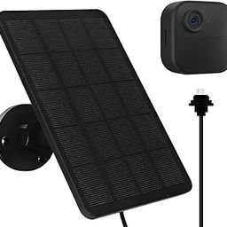 Solar Panel for Blink Camera Outdoor, 4W Solar Panel with USB-C Port Compatible with Blink Outdoor 4 (4th Gen) Camera, Solar Panel for Blink Camera with Rubber Plug, IP65 Waterproof, 13.12ft Cable-48
