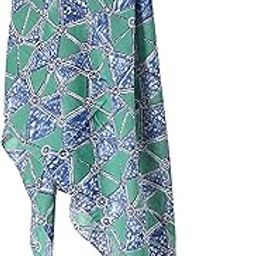 Devan Stylish Girls Cotton printed Scarf, 100x100 Cm Square Size,100% Cotton Scarf (100x100 Cm :: Multi Colour)-picture-36