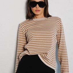 LULU & SKY Striped Round Neck Pullover-picture-10